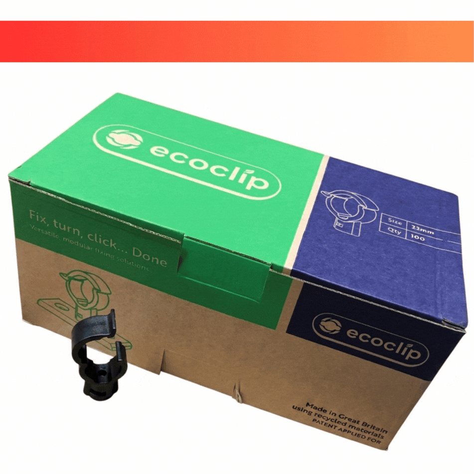 Ecoclip Camlock Pipe Clip Black (Eco Clip)