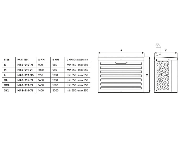 Giada Design Box - Heat Pump Cover