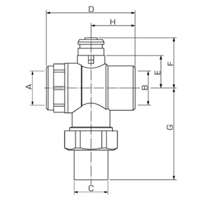 ESBE Motorized Ball Valve - MBA135 - 43102100