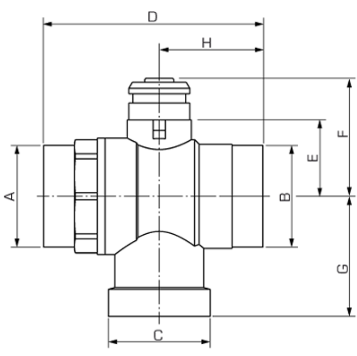 ESBE Motorized Ball Valve - MBA132