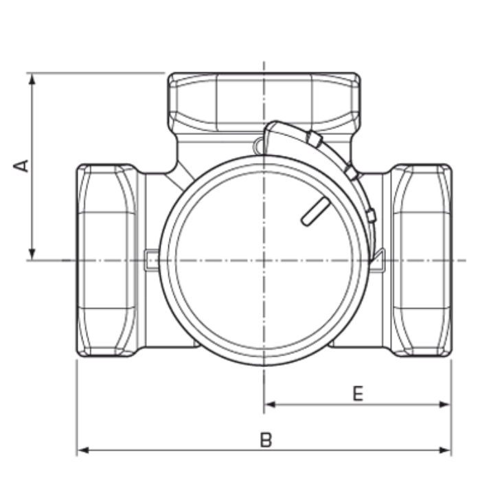 ESBE Valve with Compression Fitting VRG133