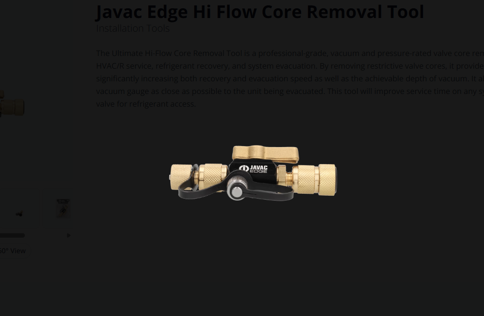 Javac Edge Hi Flow Core Removal Tool – JAV-1600
