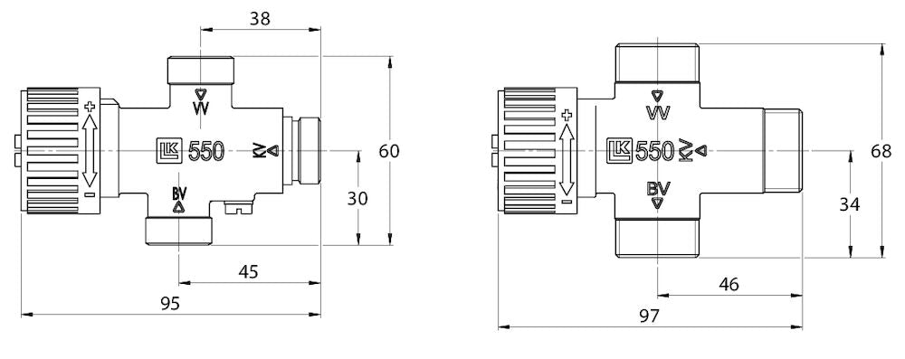 LK 550 - Male Thread